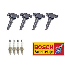 Load image into Gallery viewer, Ignition Coil &amp; Bosch Platinum Spark Plug 4PCS for Celica Corolla Matrix/ Vibe L