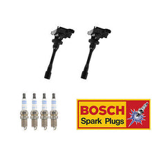 Load image into Gallery viewer, Ignition Coil &amp; Bosch Platinum Spark Plug 4PCS for Stratus/ Mirage Galant Lancer