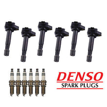 Load image into Gallery viewer, Ignition Coil &amp; Denso Iridium Spark Plug 6PCS for MDX RDX ZDX/ Pilot Ridgeline