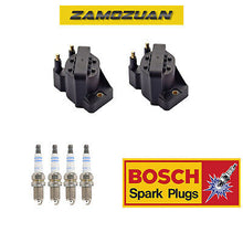 Load image into Gallery viewer, Ignition Coil &amp; Bosch Spark Plug 4PCS for Saturn SC1 SC2 SL1 SL2 SW1 SW2