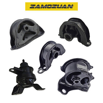 Front & Rear Engine & Trans Mount 5PCS. 1997-2001 for Honda CR-V 2.0L for Auto.