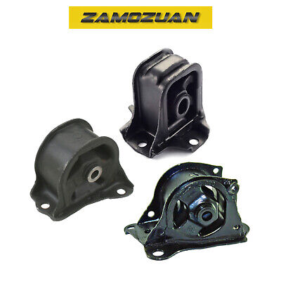 Front & Rear Engine & Trans Mount Set 3PCS. 1997-2001 for Honda Prelude 2.2L