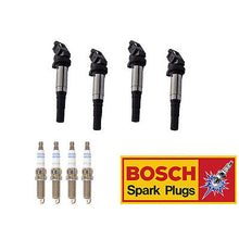 Load image into Gallery viewer, Ignition Coil &amp; Bosch Iridium Spark Plug 4PCS Set for 2007-2012 Mini Cooper 1.6L