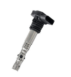 Ignition Coil & Denso Platinum TT Spark Plug 4PCS for Audi A4 TT/ Beetle Jetta
