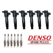 Load image into Gallery viewer, Ignition Coil &amp; Denso Platinum Spark Plug 6PCS for Azera Santa Fe Sonata Sorento
