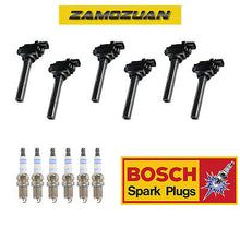 Load image into Gallery viewer, Ignition Coil &amp; Bosch Platinum Spark Plug 6PCS Set for Suzuki Grand Vitara/ XL-7