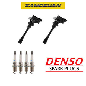 Ignition Coil & Denso Platinum TT Spark Plug for Sebring/ Mirage Galant Lancer