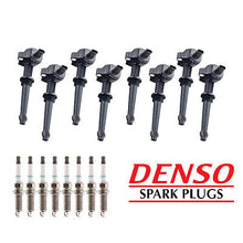 Load image into Gallery viewer, Ignition Coil &amp; Denso Iridium Spark Plug 8PCS for Jaguar XF XFR XJ XK XKR 5.0L