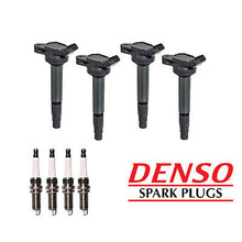 Load image into Gallery viewer, Ignition Coil &amp; DENSO Spark Plug 4PCS for xD/ Corolla Matrix Prius 1.8L