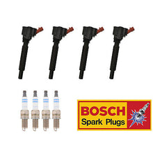 Load image into Gallery viewer, Ignition Coil &amp; Bosch Spark Plug 4PCS for Fiat 500 500L 500X/ Renegade