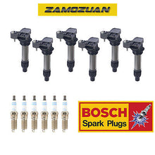 Load image into Gallery viewer, Ignition Coil &amp; Bosch Spark Plug 6PCS for Buick Cadillac Chevy GMC Saturn V6