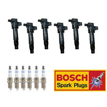 Load image into Gallery viewer, Ignition Coil &amp; Bosch Platinum Spark Plug 6PCS Set for Hyundai/ Kia 3.3L/3.8L V6
