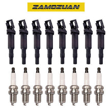 Load image into Gallery viewer, Ignition Coil &amp; Platinum Spark Plug Set 8PCS. 2004-2006 for BMW X5 4.4L UF592