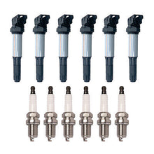 Load image into Gallery viewer, Ignition Coil &amp; Platinum Spark Plug 6PCS 2001-2006 for BMW 320 525 X3 X5 Z4