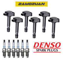 Load image into Gallery viewer, Ignition Coil &amp; Denso Platinum TT Spark Plug 6PCS for Acura RL TL/ Accord V6