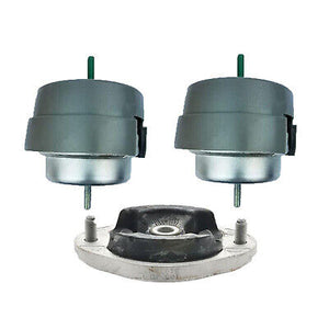 Front L & R Engine & Trans Mount 3PCS 2007-2009 for Audi A4 2.0L Convertible