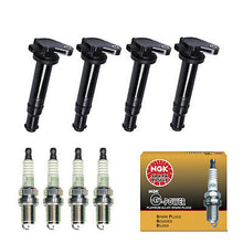Load image into Gallery viewer, Ignition Coil &amp; NGK Platinum Spark Plug 4PCS. 2006-2011 for Dodge Hyundai Kia L4