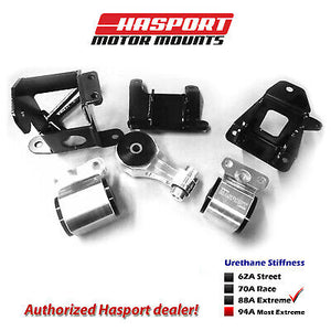 Hasport Mounts Stock Replacement Mount Kit 2006-2011 for Civic Non-Si FG1STK-88A