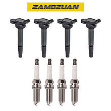 Load image into Gallery viewer, Ignition Coil &amp; Iridium Spark Plug 4PCS 2008-2015 for Lexus Toyota Scion Pontiac