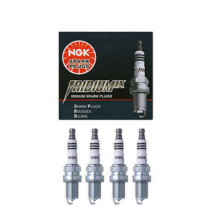 NGK Iridium Spark Plug Set 4PCS. 89-18 for Ford Hyundai Toyota 5464 BKR5EIX-11