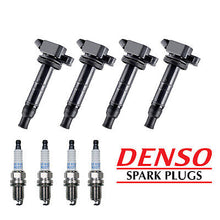 Load image into Gallery viewer, Ignition Coil &amp; Denso Platinum Spark Plug 4PCS 02-11 for Toyota Camry 2.4L UF333