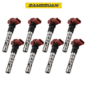 OEM Quality Ignition Coil 8PCS. 2003-2009 for Audi A6 A8 Allroad Quattro 4.2 V8