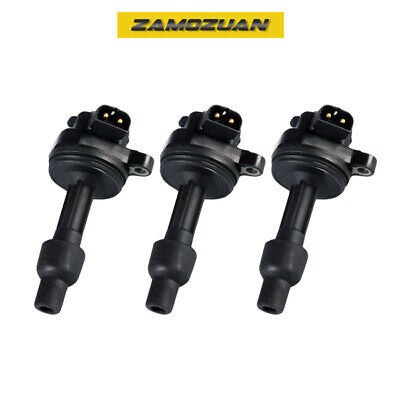Ignition Coil 3PCS. 1992-1998 for Volvo S90, 960, V90 2.9L L6, UF167, 7805-9651