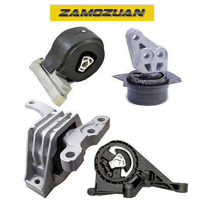 Engine & Trans Mount Set 4PCS 2010-2016 for Cadillac SRX 3.0L 3.6L AWD for Auto