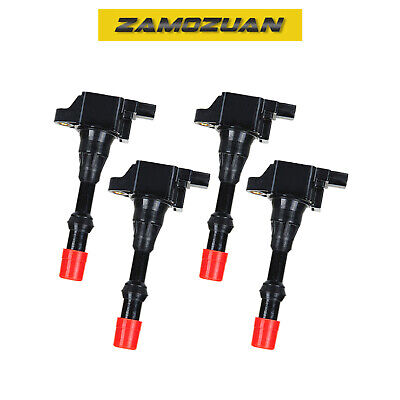 OEM Quality New Ignition Coil 4PCS 2003-2005 for Honda Civic Hybrid 1.3L, UF373