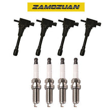 Load image into Gallery viewer, Ignition Coil &amp; Iridium Spark Plug 4PCS 2007-2019 for Nissan Altima Versa Sentra
