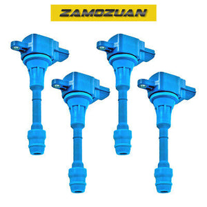 Ignition Coil Set 4PCS. 2002-2013 for Nissan Altima Sentra X-Trail 2.5L, UF350