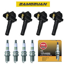Load image into Gallery viewer, Ignition Coil &amp; NGK Platinum Spark Plugs 4PCS 02-03 for Subaru Impreza WRX UF480