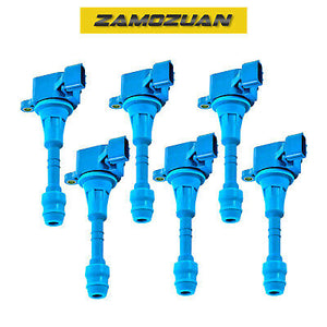 Ignition Coil Set 6PCS 2001-2017 for Nissan Frontier Infiniti I35 Suzuki Equator