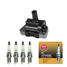 Load image into Gallery viewer, Ignition Coil &amp; NGK Platinum Spark Plug 5PCS 1996-2004 for Nissan Senta Frontier