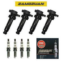 Load image into Gallery viewer, Ignition Coil &amp; NGK Iridium IX Spark Plug 4PCS. 2010-2011 for Kia Soul 1.6L L4