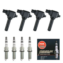 Load image into Gallery viewer, Ignition Coil &amp; NGK Iridium IX Spark Plug Set 4PCS. 2015-2018 for Subaru H4