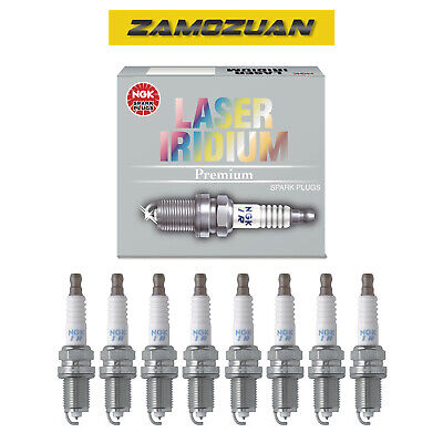 NGK Laser Iridium Spark Plug Set 8PCS. 93-12 for Lexus Scion Toyota 4589 IFR6T11