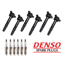 Load image into Gallery viewer, Ignition Coil &amp; Denso Platinum TT Spark Plug 6PC for Escape Fusion Mariner Milan