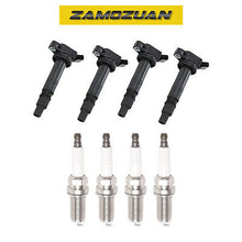 Load image into Gallery viewer, Ignition Coil &amp; Iridium Spark Plug 4PCS 2005-2021 for Toyota Tacoma 4Runner 2.7L