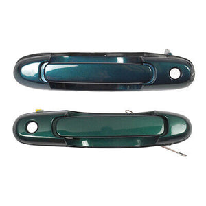 Exterior Door Handle Front L & R 2PCS 98-03 for Toyota Sienna 6P2 Green Pearl