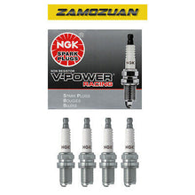 Load image into Gallery viewer, NGK V-Power Racing Spark Plug Set 4PCS. Nitrous Turbo Supercharged 5238 R5671A9