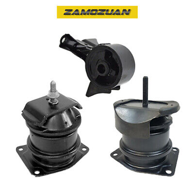 Front & Rear Engine Mount 3PCS - Hydr. w/ Vacu. 1998-2002 for Honda Accord 3.0L
