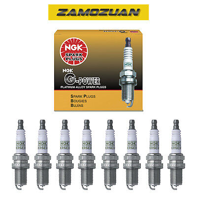 NGK G-Power Platinum Spark Plug Set 8PCS. 7092 BKR6EGP