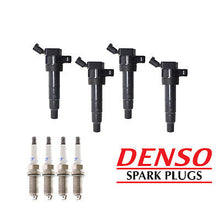 Load image into Gallery viewer, Ignition Coil &amp; enso Platinum TT Spark Plug 4PCS Set for 2009-2015 Hyundai/ Kia