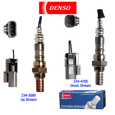 Denso Oxygen Sensor Up & Down Stream Set 2PCS. 1997-1998 for Nissan Sentra 1.6L