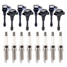 Load image into Gallery viewer, Ignition Coil &amp; Copper Spark Plug 8PCS. 2011-2020 for Infiniti / Nissan 5.6L V8