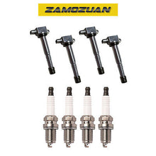 Load image into Gallery viewer, Ignition Coil &amp; Platinum Spark Plug Set 4PCS 2002-2011 for Honda Acura 2.0L 2.4L