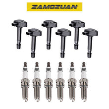 Load image into Gallery viewer, Ignition Coil &amp; Platinum Spark Plug 6PCS. 1999-2010 for Acura / Honda 3.2L 3.5L