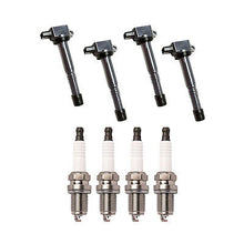 Load image into Gallery viewer, Ignition Coil &amp; Platinum Spark Plug Set 4PCS 2002-2011 for Honda Acura 2.0L 2.4L