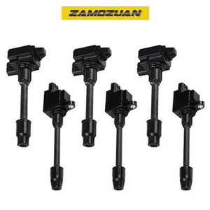 Ignition Coil Front & Rear 6PCS. 2000-2001 for Infiniti I30 / Nissan Maxima 3.0L